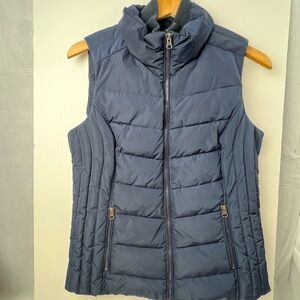 G.H. Bass Navy Women’s Down Puffer Vest - Size S